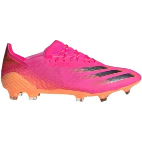 Adidas X Ghosted.1 Fg M FW6897 voetbalschoenen veelkleurig roze