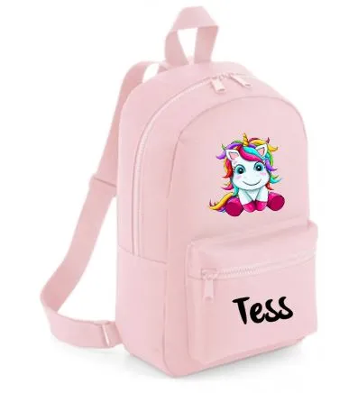 Mini Essential Rugzak |  Full Colour Unicorn