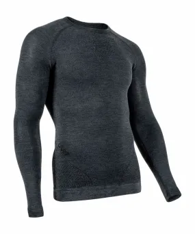 Ondershirt UYN Men Fusyon Cashmere Uw Lg_Sl Grey Rock Black