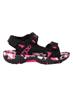 Sandalen "Ilmari" zwart/lichtroze